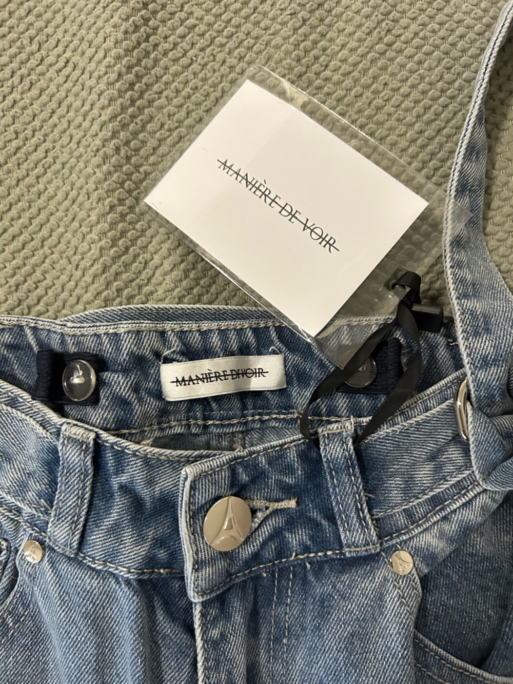 Maniere De Voir Strappy Jeans - Picture 3 of 5